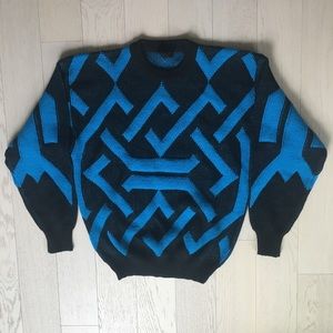 Vintage Demetre Virgin Wool Ski Sweater